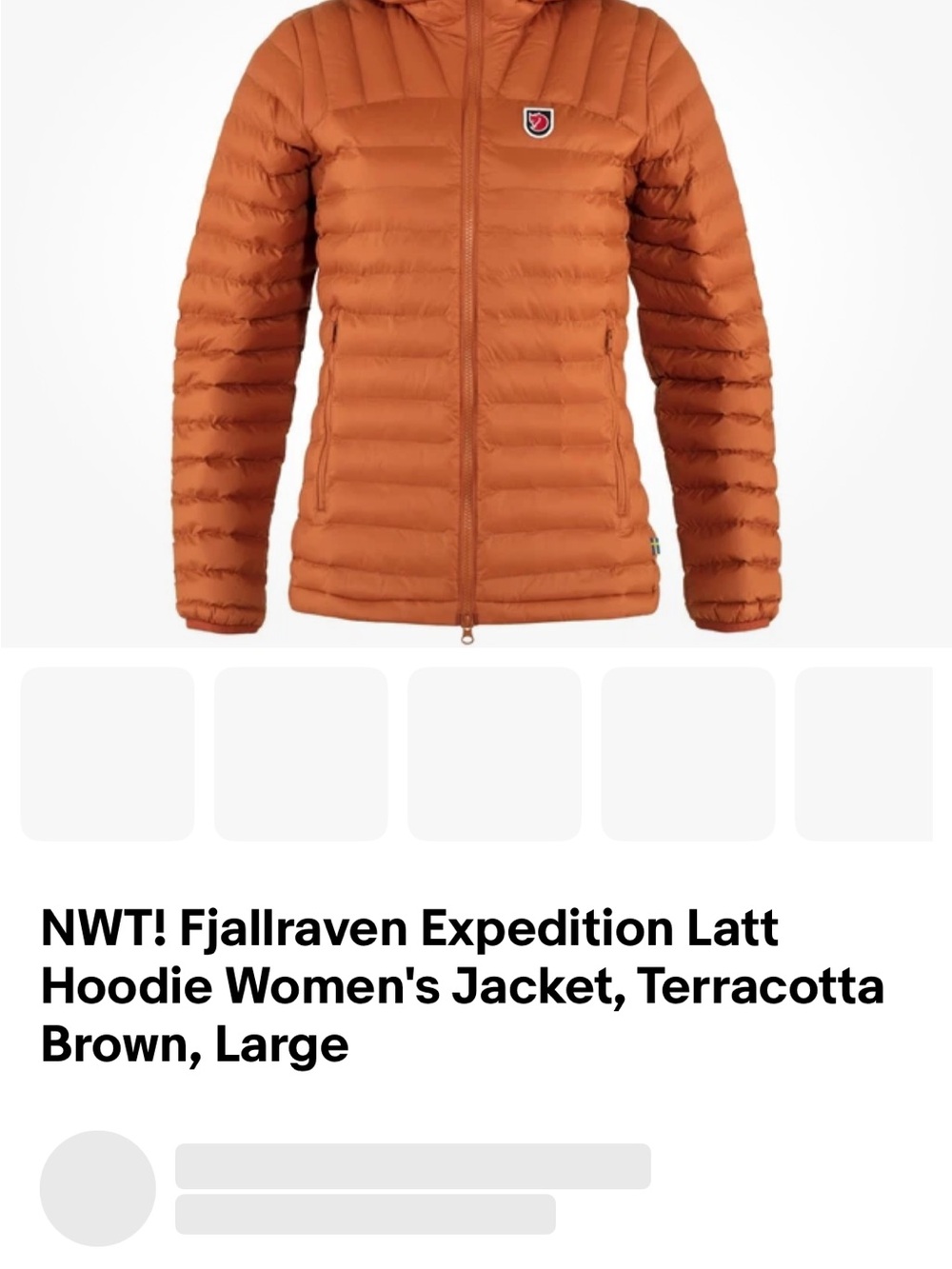 Fjallraven Women's Expedition Latt Hoodie in Terracotta Brown